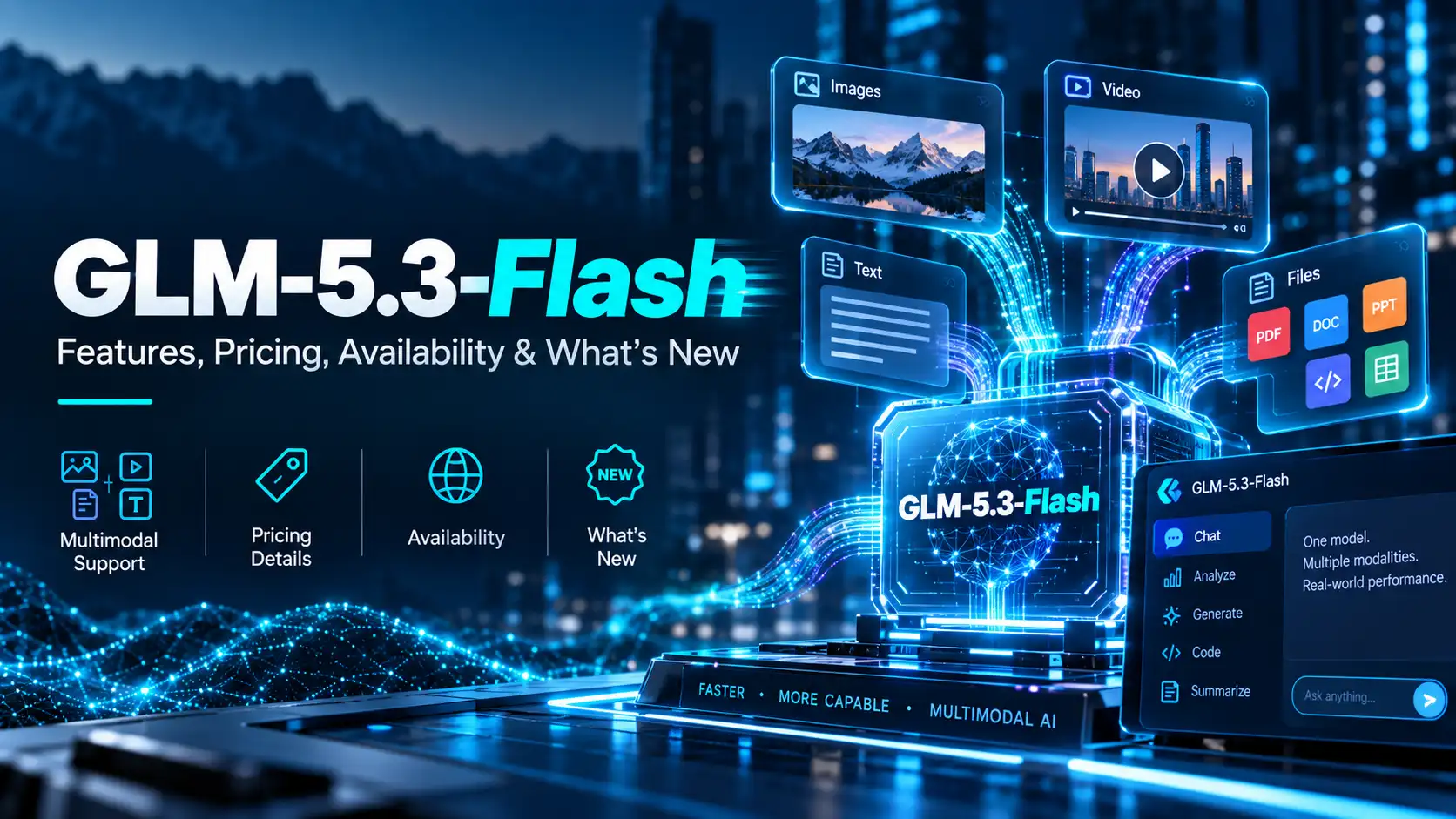 GLM-5.3-Flash: Features, Pricing, Availability & What’s New
