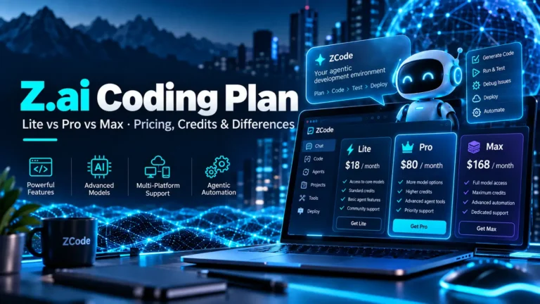 Z.ai Coding Plan: Lite vs Pro vs Max – Pricing, Credits & Differences