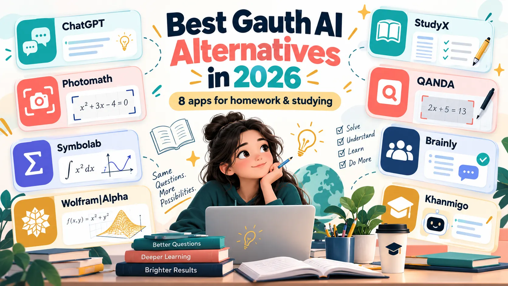 Best Gauth AI alternatives in 2026 for homework and studying