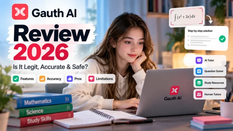 Gauth AI review 2026 features accuracy and safety featured image